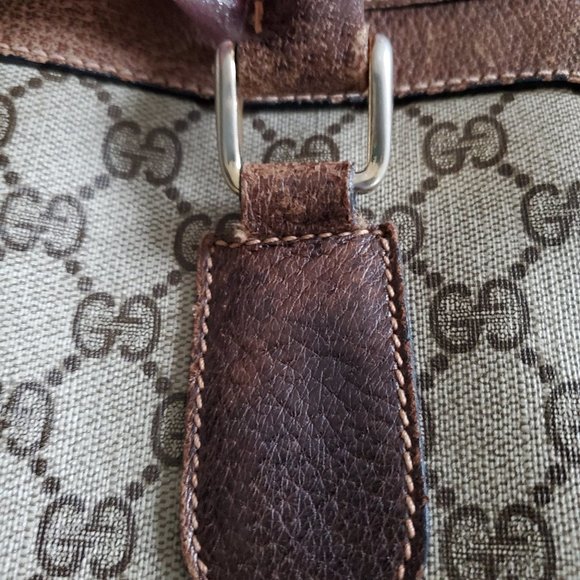 Unisex Vintage Authentic Gucci Tote Handbag - Picture 13 of 14